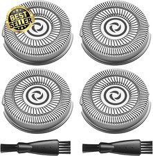 4pk Pitbull Shaver Replacement Blades – Fits Skull Shaver Gold, Bald Men Gift