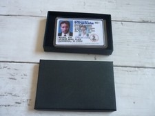 x-files replica cosplay fbi special agent id card fox mulder driving license