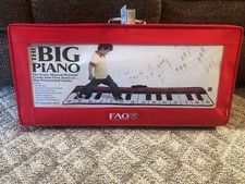 FAO Schwarz The Big Piano Iconic Musical Playmat Dance Mat 70" Long