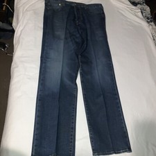 Levi s 501 Jeans Men 36x32 Blue Medium Wash Button Fly Straight Leg Basic