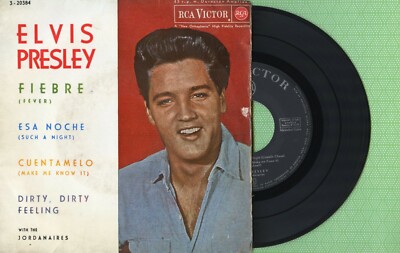 ELVIS PRESLEY / Fiebre, Esa Noche, Fever / RCA 3-20384 Press Spain 1962 EP G+