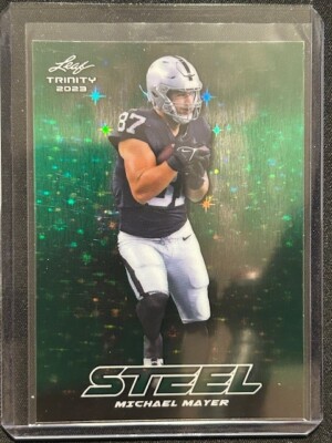 2023 Leaf Trinity - Michael Mayer S-58 Trinity Steel Green /5 SSP (RC)
