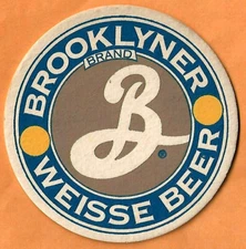 Brooklyner Weisse Beer  Bar Coaster Brooklyn Brewery
