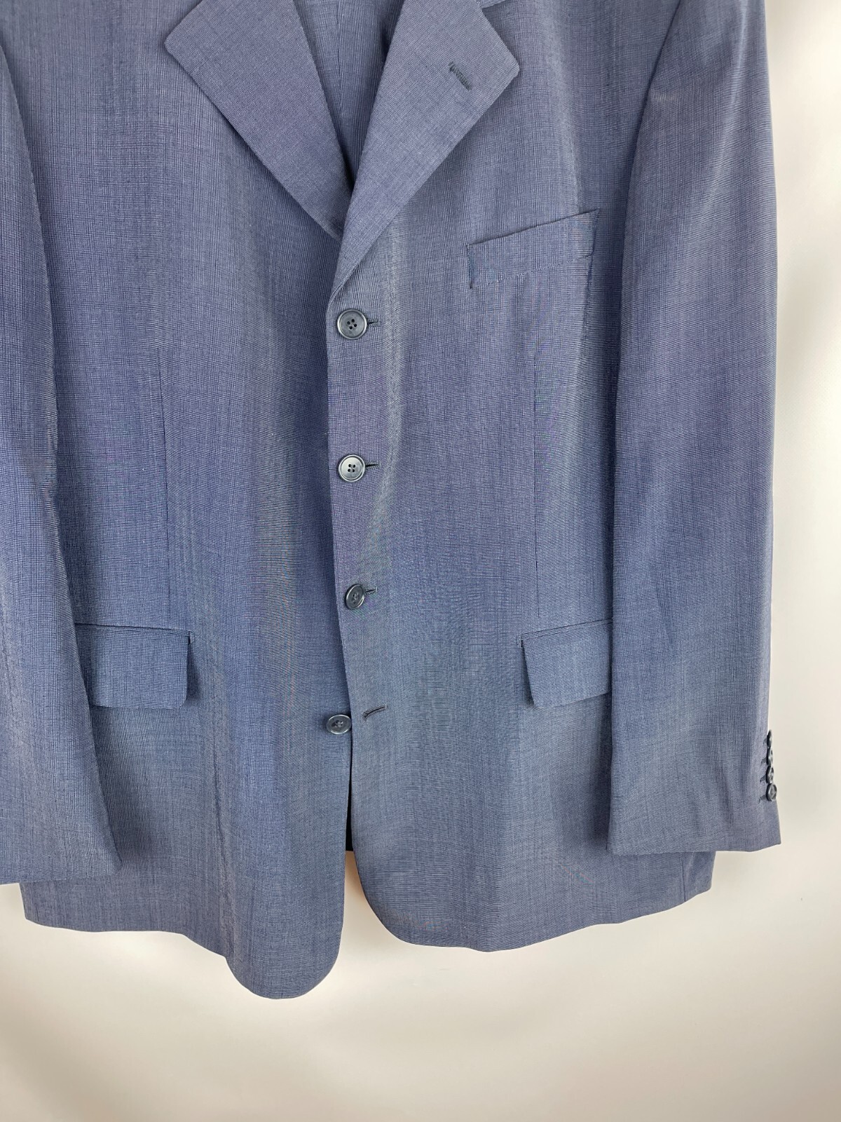 Yves Saint Laurent uomo lana shimmer vntg 2 pz tuta