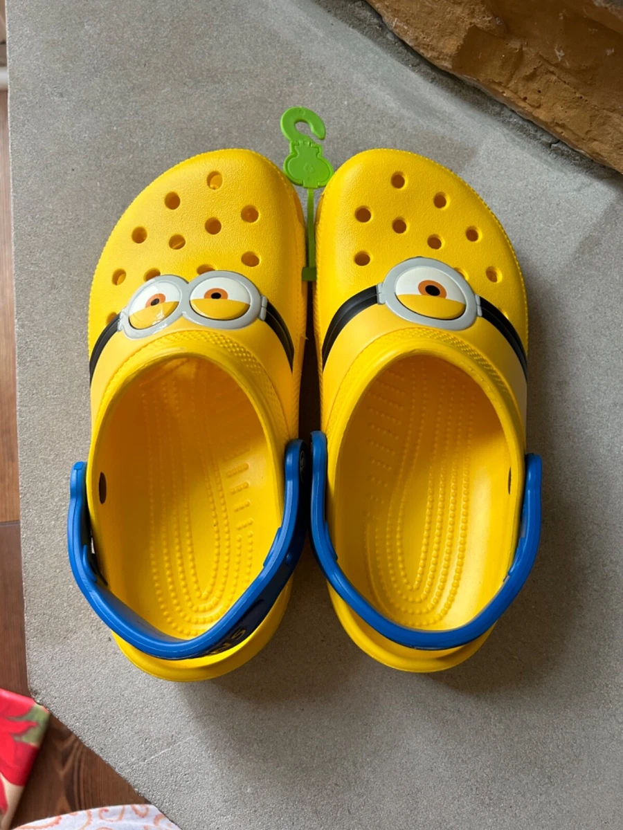 Crocs Toddler Kids Fun Lab I Am Minions Clog Sizes J3 EU 34