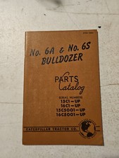 Vintage 1955 Caterpillar Parts Catalog No. 6A & No.6S Bulldozer Catalog