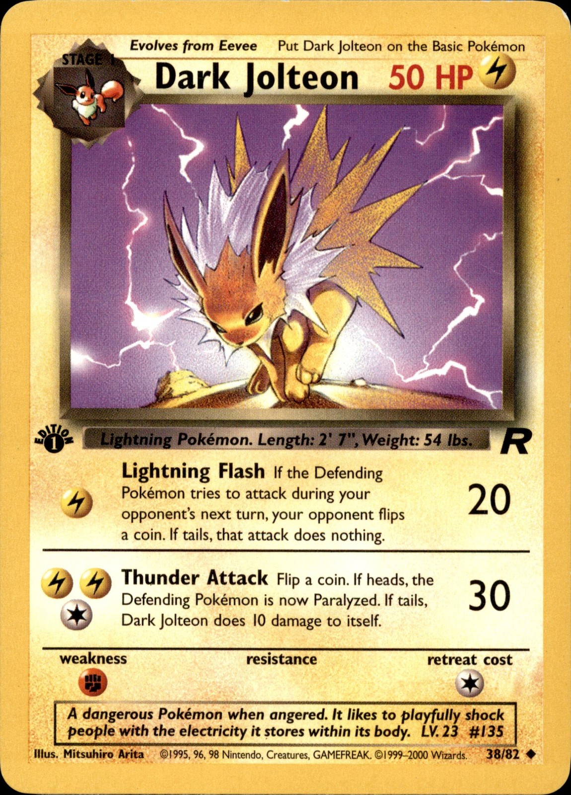 Team Rocket #38/82 Dark Jolteon