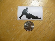 PUSH MOWER MAN STICKER DECAL 1 - 50 BULK PACK FUNNY LAWN SERVICE CUTTING