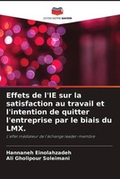 Hannaneh Einolahzadeh (U. A.) | Effets De L'ie Sur La Satisfaction Au Travail...