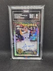 JACKSON MERRILL 2024 TOPPS CHROME LOGOFRACTOR ROOKIE AUTO #RCA-JME TAG 9