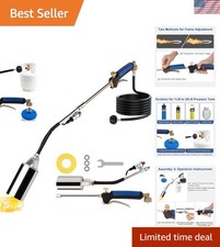 Multi-Functional Weed Torch with Push-Button Ignition - Ideal for Outdoor Chores