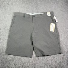 Tommy Bahama Chip Shot Shorts Mens 38 Fog Gray 10 Performance Golf New