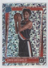 2021 Panini Donruss Optic Rated Rookie Fast Break Holo Prizm Greg Brown III 0ey4