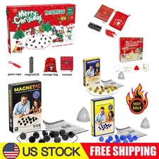 Magnetic Strategy Game with Stones - Perfect for Family Fun and Camping Xmas