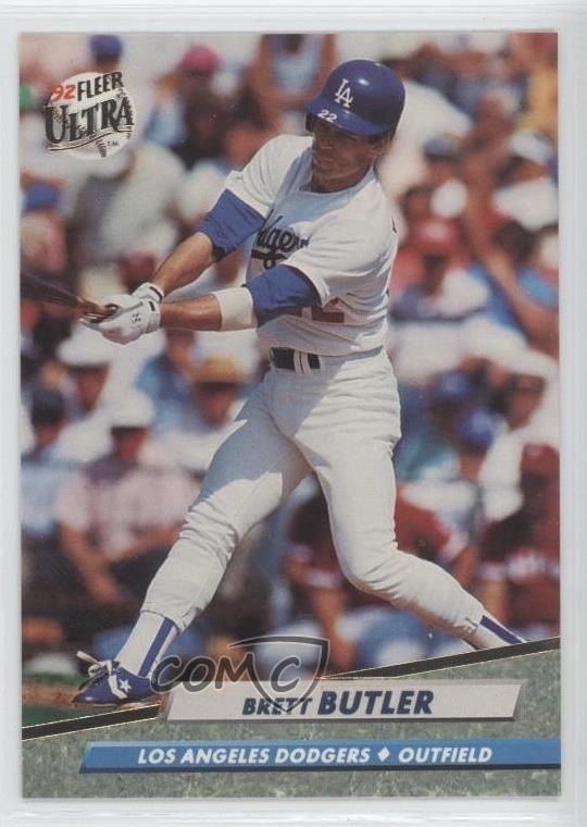 1992 Fleer Ultra Brett Butler #209 0c4