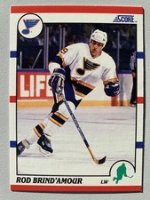 Rod Brind'Amour RC Rookie 1990-91 Score American #131 St. Louis Blues NRMT