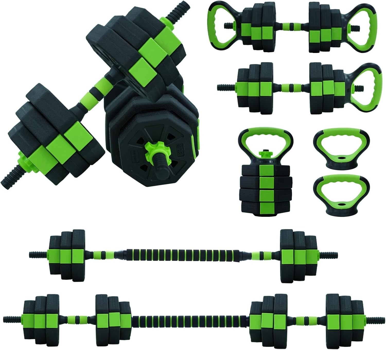 Adjustable Dumbbell Set, Adjustable Weights 88 LBS Free Weight Set for Home Gym