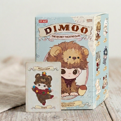 POPMART DIMOO シークレット Ballet Bear POP MART DIMOO Ballet Bear Secret Plush Pendant The Secret Theatre