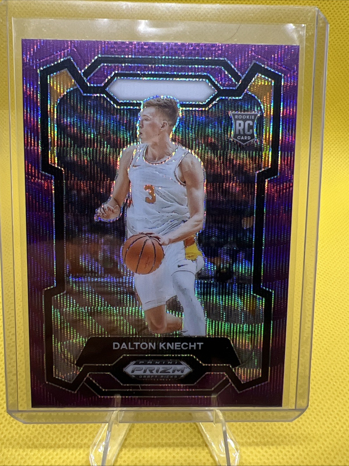2024 Panini Prizm Draft Picks - Dalton Knecht #50 Purple Wave Prizm (RC)
