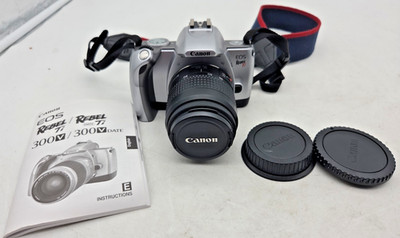 Canon EOS Rebel Ti 35mm SLR Film Camera with 35-80mm lens W/ Manual Lens Covers