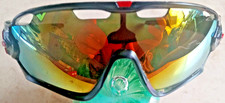 OAKLEY JAW BREAKER BLACK  RED FRAMES SUNGLASSES