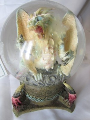 DANBURY MINT WINDRAYTH THE AIR  DRAGON OF THE FOUR ELEMENTS GLOBE COA No99