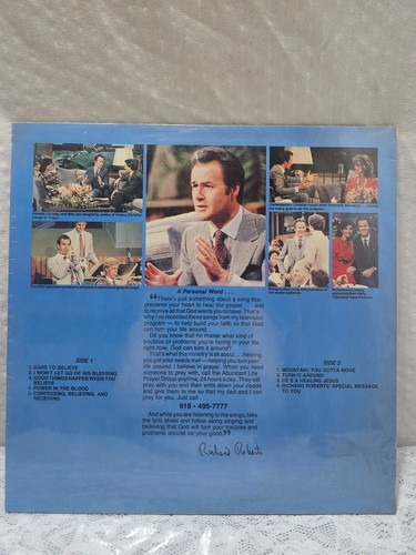 Richard Roberts Live VINYL RECORD ALBUM - Picture 2 of 2