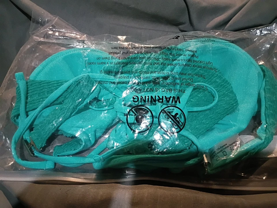 Sexy traje de baño de tanga de corte alto para mujer ZAFUL Foto 2 de 4