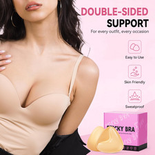 Double Sided Sticky Bra Pads Push Up Adhesive Inserts Bikini Swimsuit
