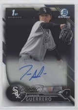 2016 Bowman Chrome Prospects Auto Jordan Guerrero #CPA-JGU Auto tm7