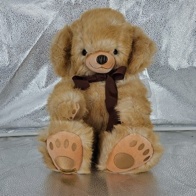Merrythought frecher cremefarbener Brulee-Bär groß (21 Zoll) Mohair LTD Ed #32 von 39 Teddy