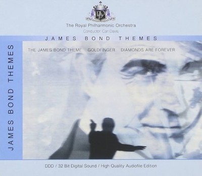 James Bond Themes. CD music by MONTY NORMAN, JOHN BARRY, BILL CONTI