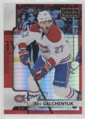2017-18 O-Pee-Chee Platinum Red Prism 68/199 Alex Galchenyuk #56 4yd