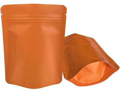 YINGZON 100 Pack Premium Smell Proof Mylar Bags, Resealable Medium, Orange
