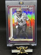2025 NFL Topps Chrome Cameron Jordan Leather Refractor