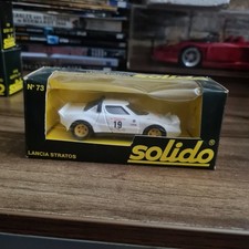 Solido No 73 Lancia Stratos tour de corse RALLY – 1:43  French Diecast Boxed vgc