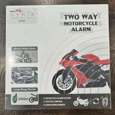 Sykik Rider 2-Way Motorcycle Alarm, SRT208 - Remote Engine Start and Shut Off