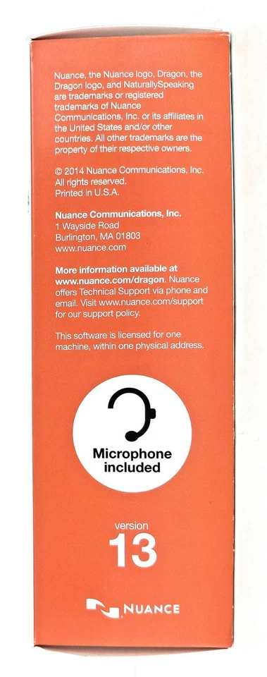 NUANCE Dragon Naturally Speaking PREMIUM Speech Recognition Software Version 13 - Image 4 of 4