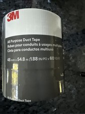 3M DT8 SILVER ALL PURPOSE DUCT TAPE 48 mm x 54.8 m/1.88 in x 60yd 3 ROLLS New 