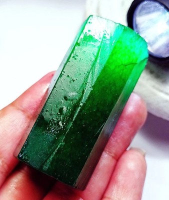Natural Emerald Rough 250+ Ct Certified Loose Gemstone With Free Gift