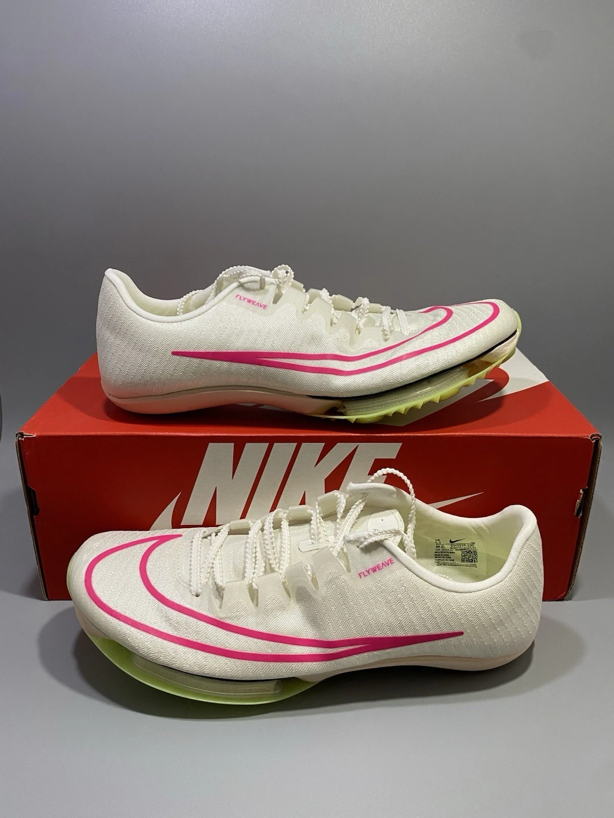 Nike Air Zoom Maxfly Racing Track Field Spikes Sail Pink mens sizes DH5359-100