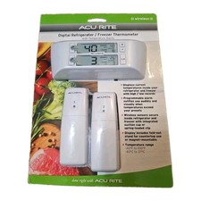 Digital Wireless Fridge and Freezer Thermometer with Alarm and Max/Min Temperatu