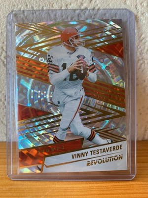 2025 Panini Revolution Vinny Testaverde Fractal /99 #No.11