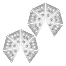 12 Pezzi Clip di Montaggio Pannello Fonoassorbente Ferramenta Acustica Cartongesso Insonorizzata