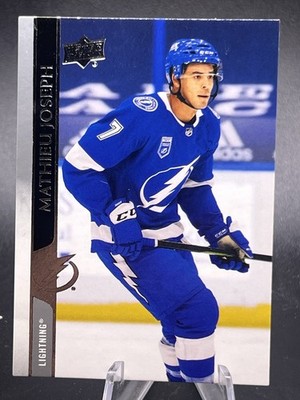 2020-21 Upper Deck #625 Mathieu Joseph Tampa Bay Lightning