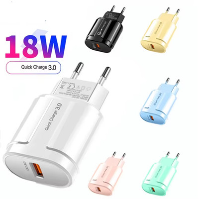 USB Ladegerät 18W Schnellladegerät Quick Charge 3.0 USB Netzteil Handy Tablet