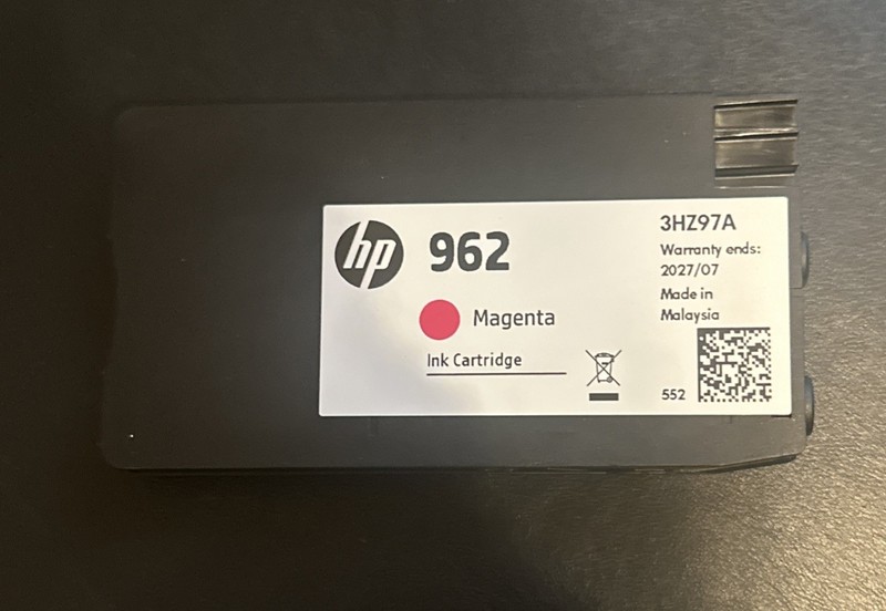 hp 962 ink cartridge Magenta