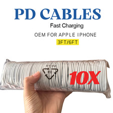 10X Lot 20W PD USB C To iPhone Fast Charger Cable For iPhone Air 17 16 15 14 12