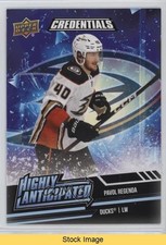 2022-23 Upper Deck Credentials Highly Anticipated Pavol Regenda #HA-33 READ 13up