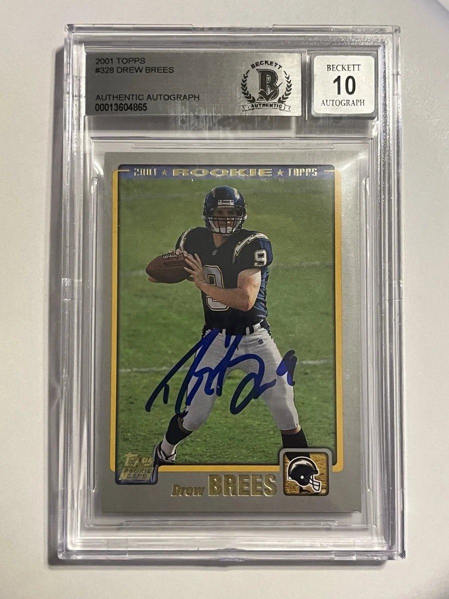 ドリュー ブリーズ　DREW BREES　直筆サインカード　AUTO　NFL ドリュー ブリーズ DREW BREES 直筆サインカード AUTO NFL Drew Brees